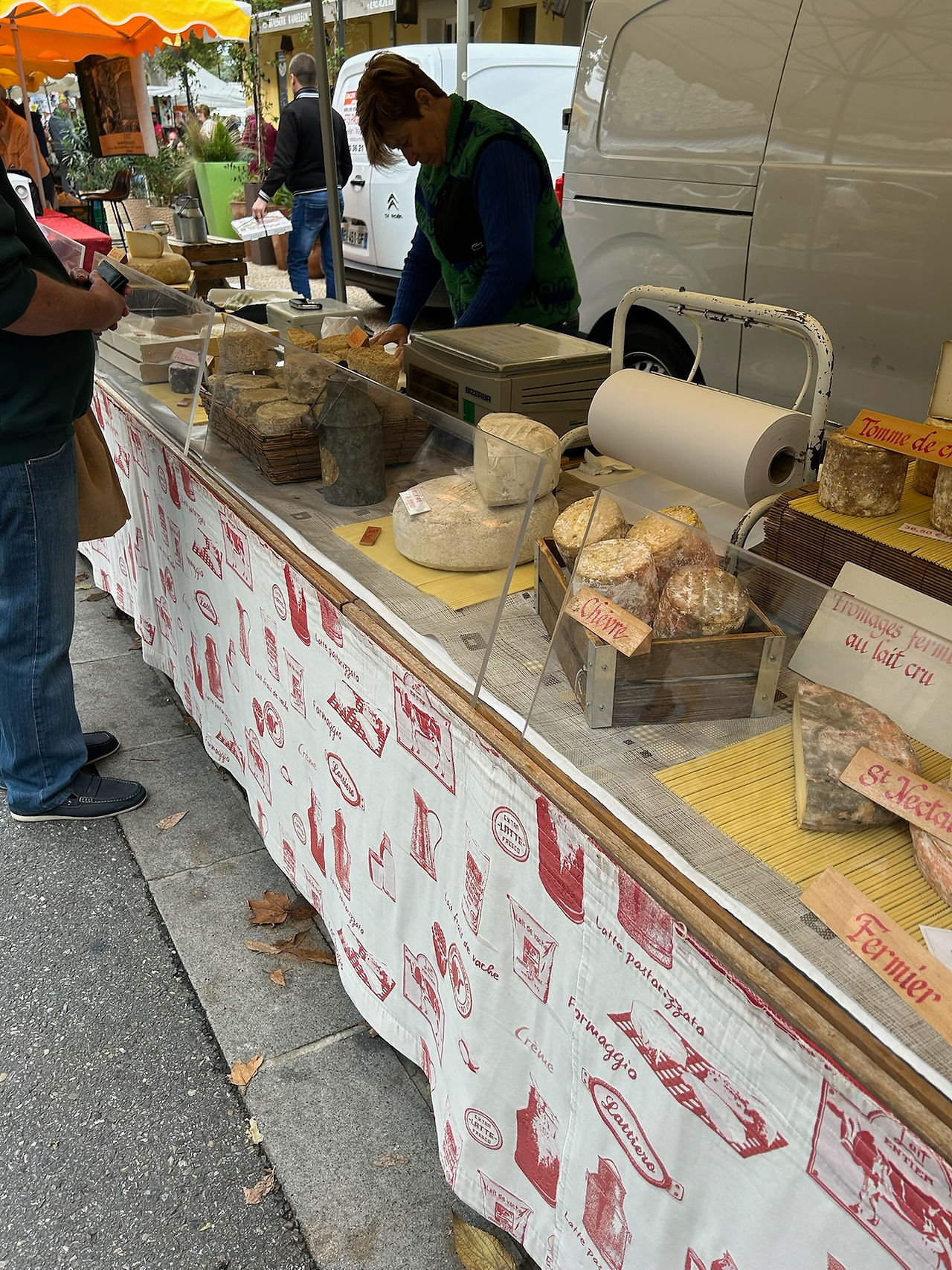Cheese market, Paris