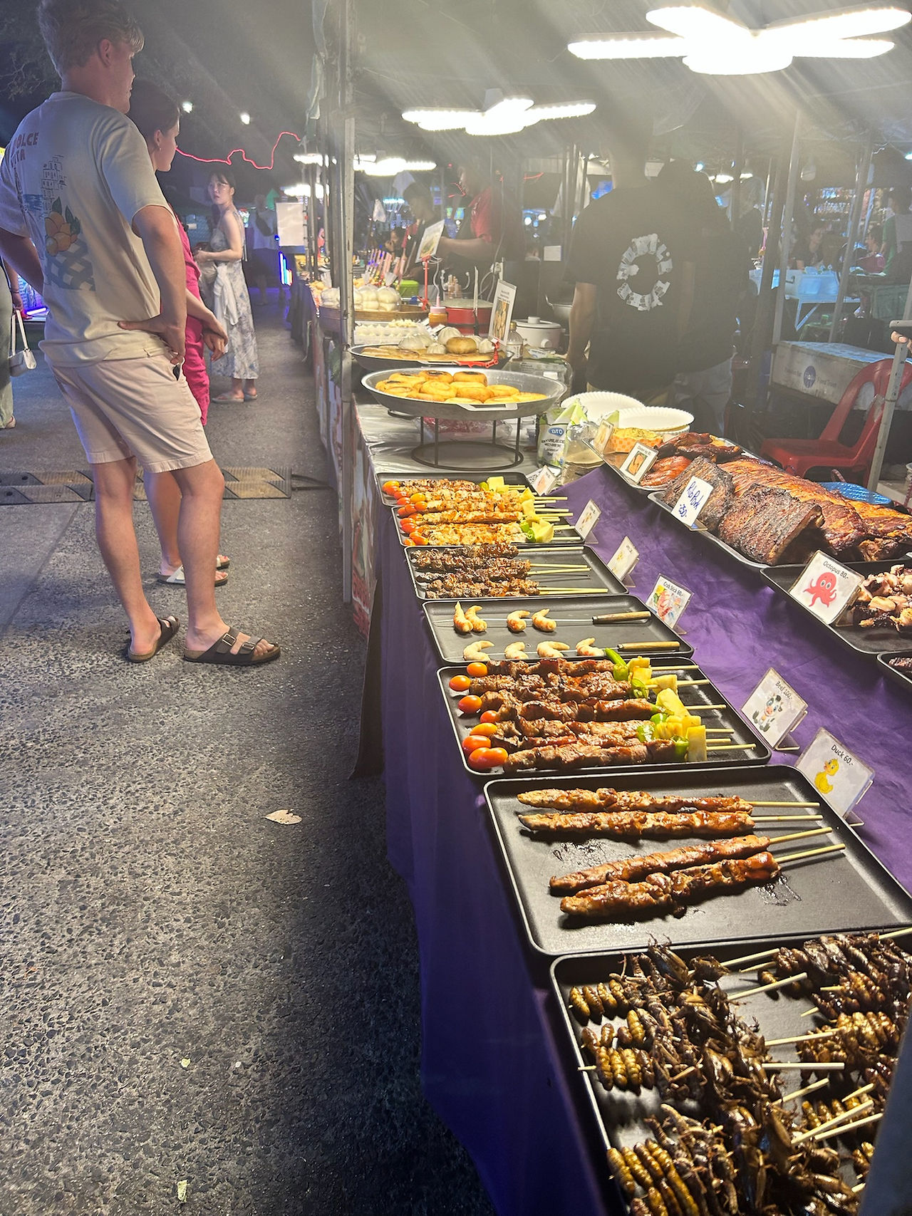 Night food market