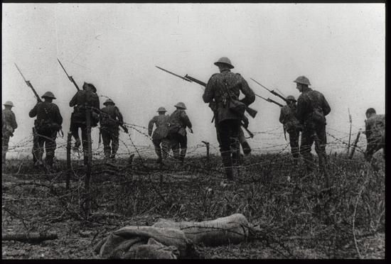 Over the top at the Somme
