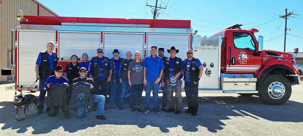 Providing financial assistance to a fire chief with cancer.