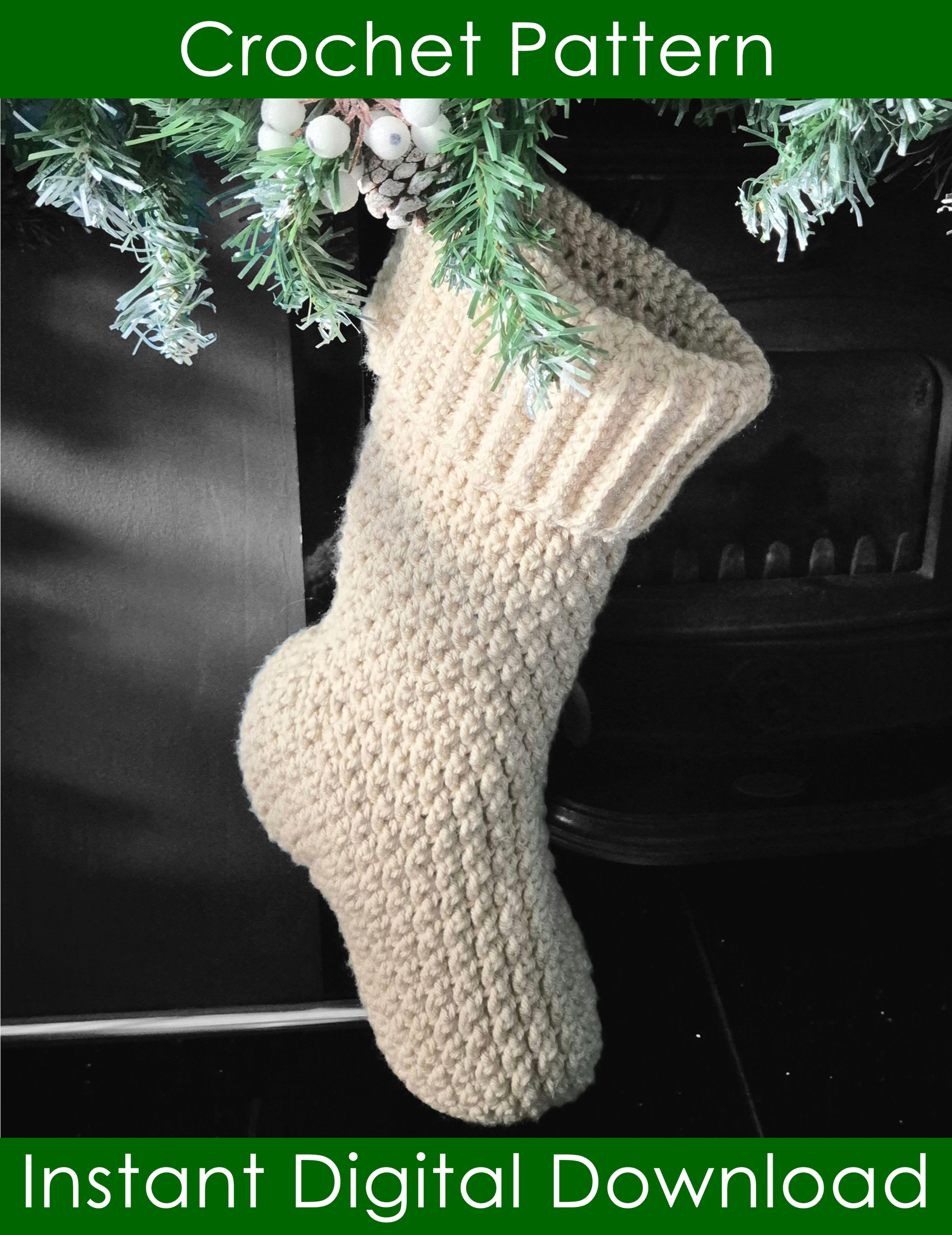 Crochet Christmas Stocking Pattern