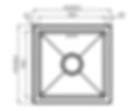 Thumbnail: 4545 Lazio Stainless Steel Titanium Finish Small Single Bowl
