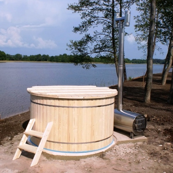 Nordic Wooden Hot Tub 1.9m (EXTERNAL HEATER)