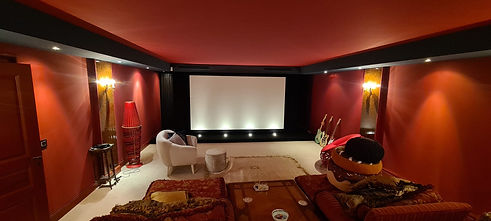Création de salle de cinéma privé - particuliers