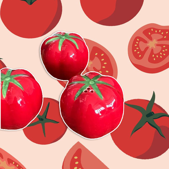 Thumbnail: Tomato Pepper Shaker (Set of 2)