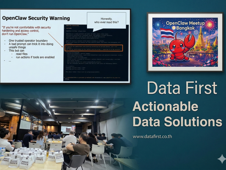 คุณฐิตวันต์ เทียรฆศิริ ผู้บริหารบริษัท มีนลอว์ จำกัด (ME@NLAW) ขณะร่วมอัปเดตเทรนด์ AI Security และช่องโหว่ของ AI Agents ในงาน OpenClaw Meetup เพื่อนำข้อมูลเชิงลึกมาปรับใช้ในการวางกลยุทธ์ปกป้องข้อมูลและความลับทางการค้าให้แก่ลูกความองค์กร