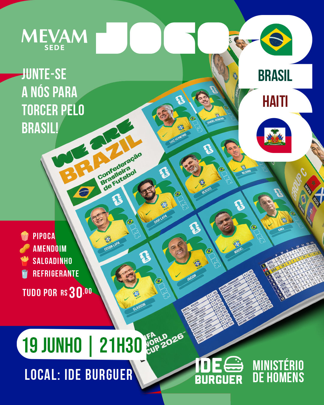 Ticket Coquetel Jogos da Copa