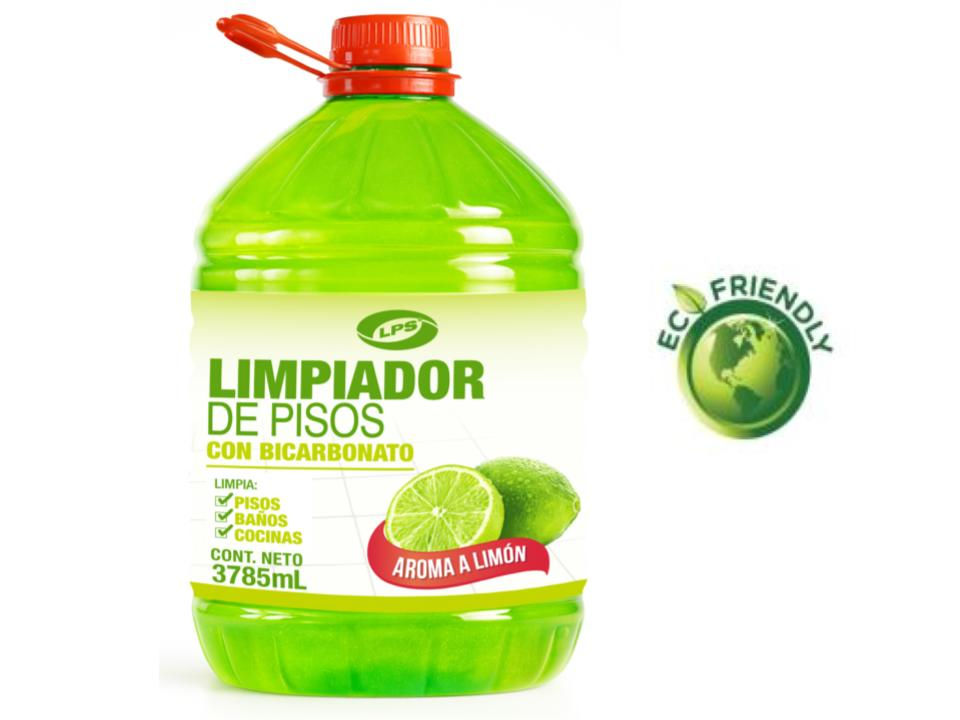 Miniatura: Limpiador De Pisos Biodegradable Con Bicarbonato y Limón 1L- 4L