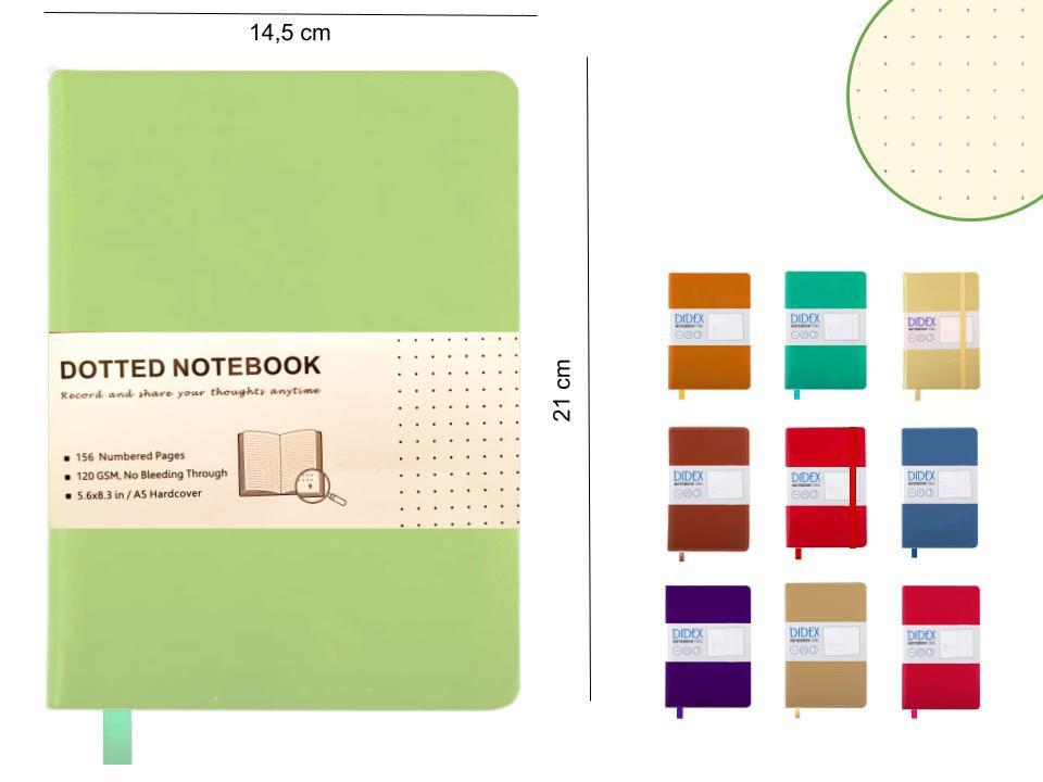 Miniatura: Libreta Agenda Bullet Journal Punteada Grande Varios colores