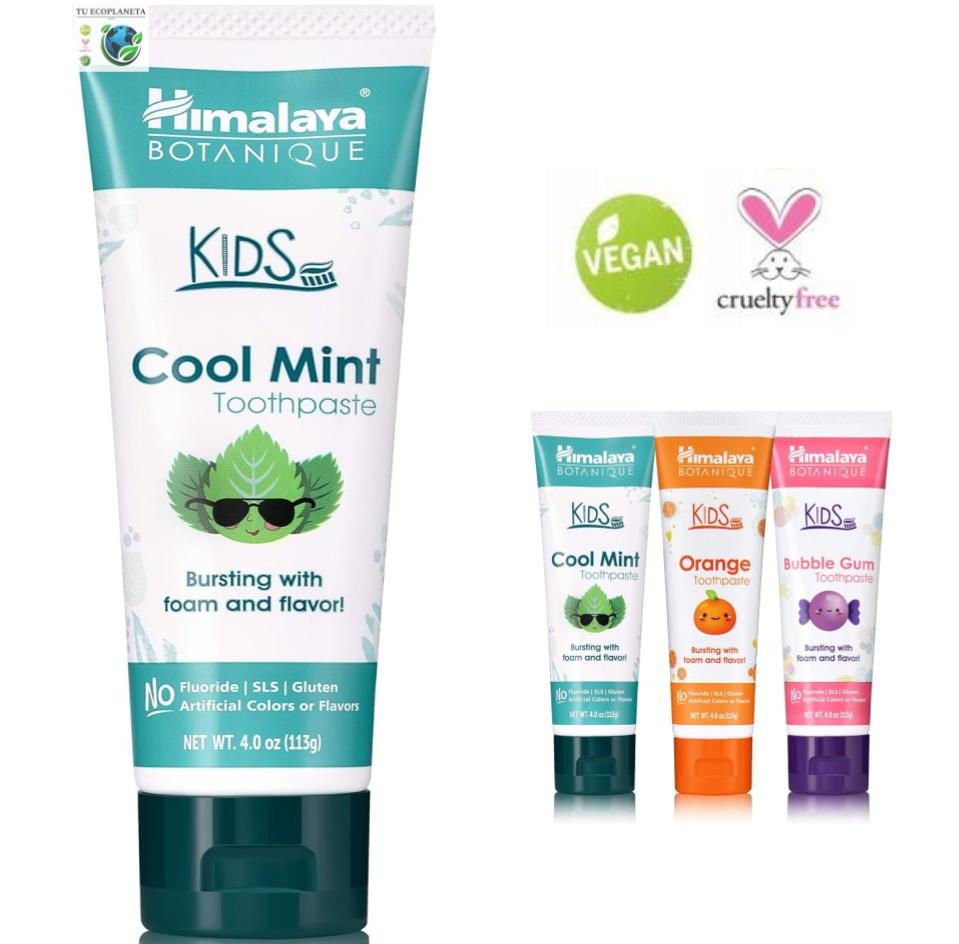 Miniatura: Crema Dental 100%  Natural para Niños Varios sabores 113g