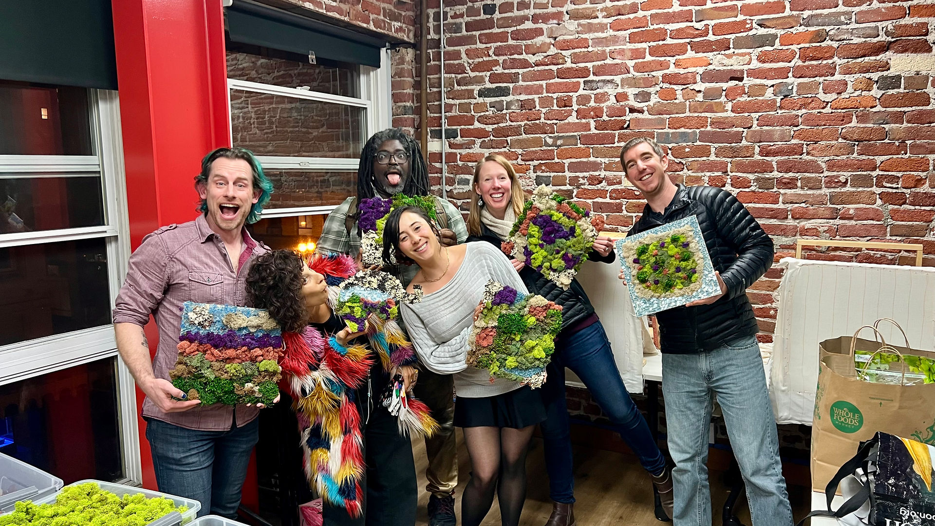 Moss Wall Art Craft Workshop in San Francisco