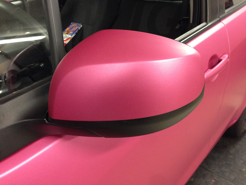 Opel Agila in Avery matt Pink :)
