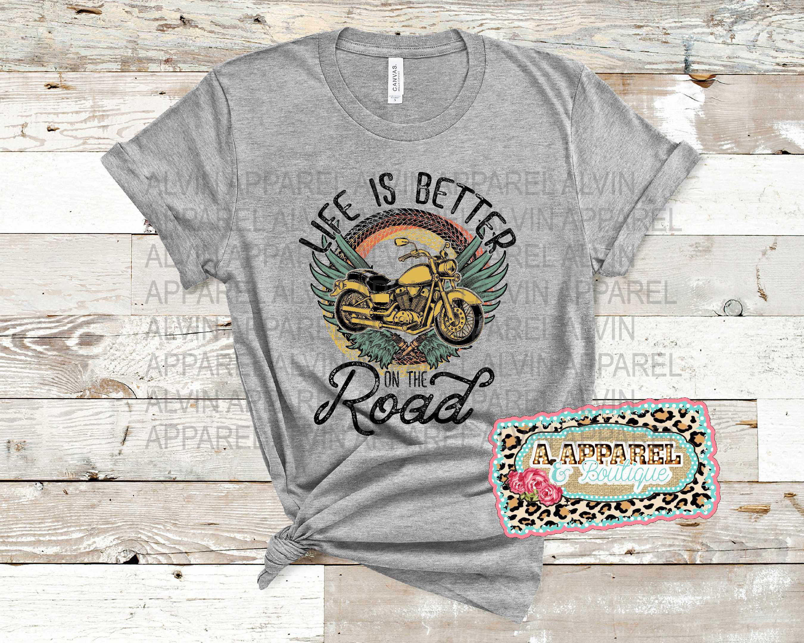 Life is better on the Road Yellow