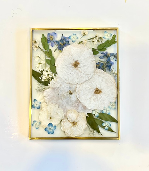 Whimsical Pressed Floral Frame