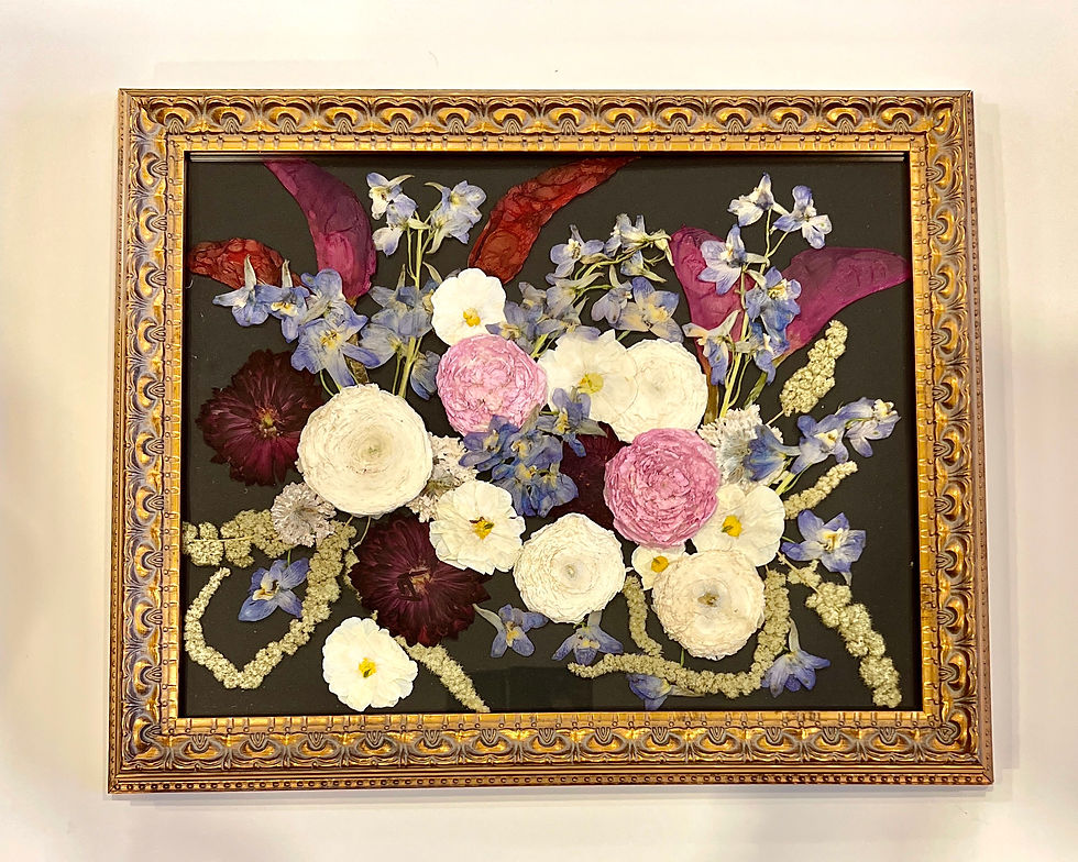 Thumbnail: Ornate Wedding Flower Frame