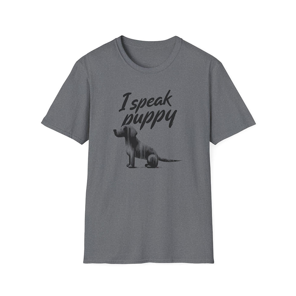 Thumbnail: I Speak Puppy Sketch T-Shirt
