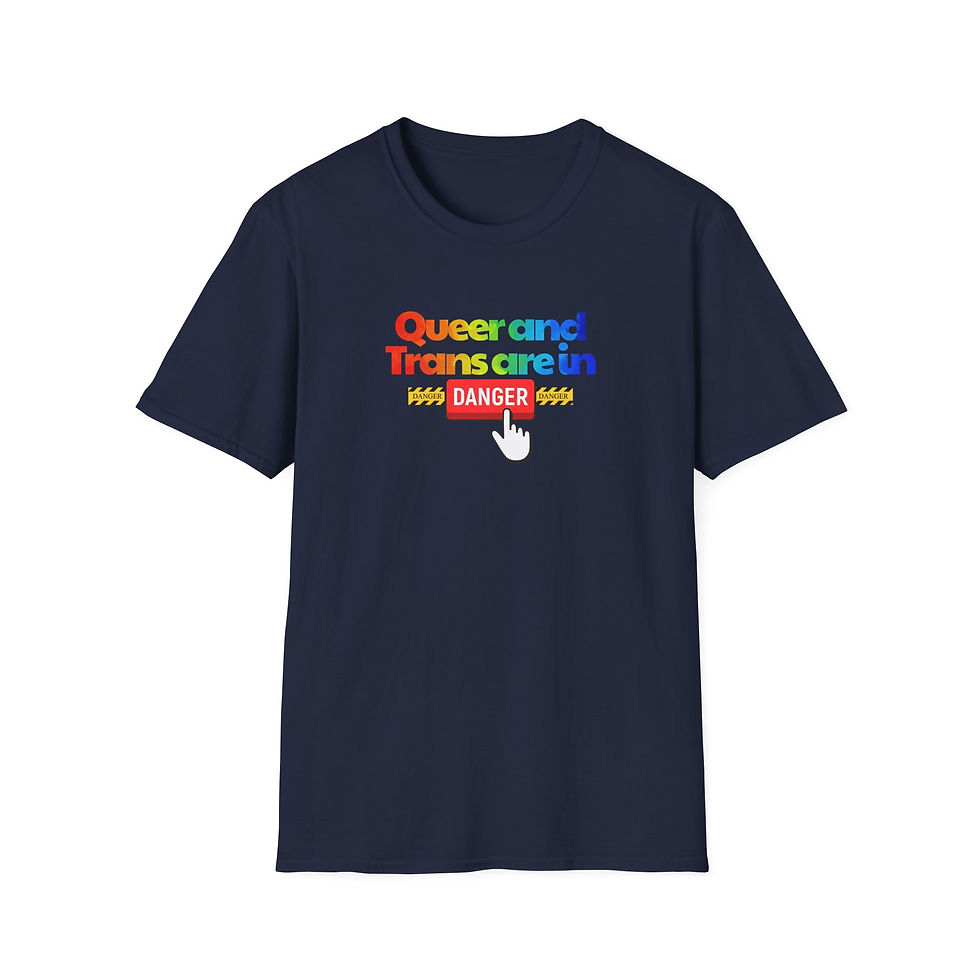 Thumbnail: Queer and Trans Are in Danger T-shirt