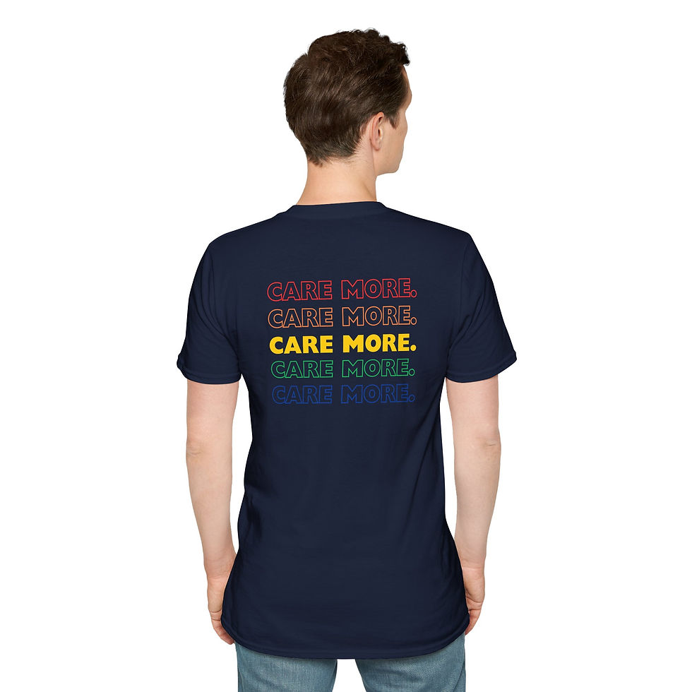 Thumbnail: Care More Repeated T-shirt