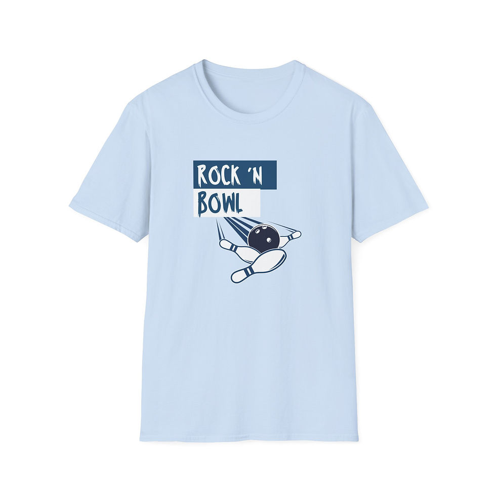 Thumbnail: Rock 'N Bowl Blue T-Shirt