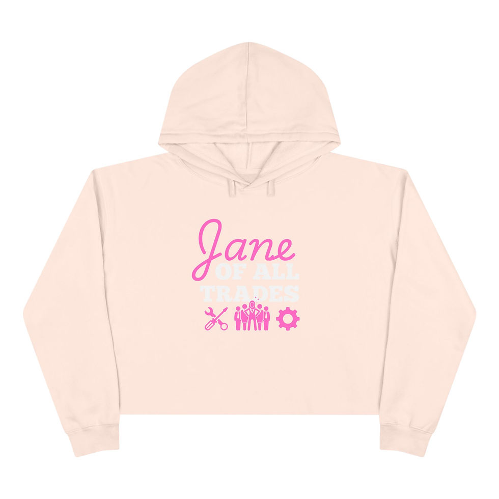 Thumbnail: Jane of all Trades - Crop Hoodie