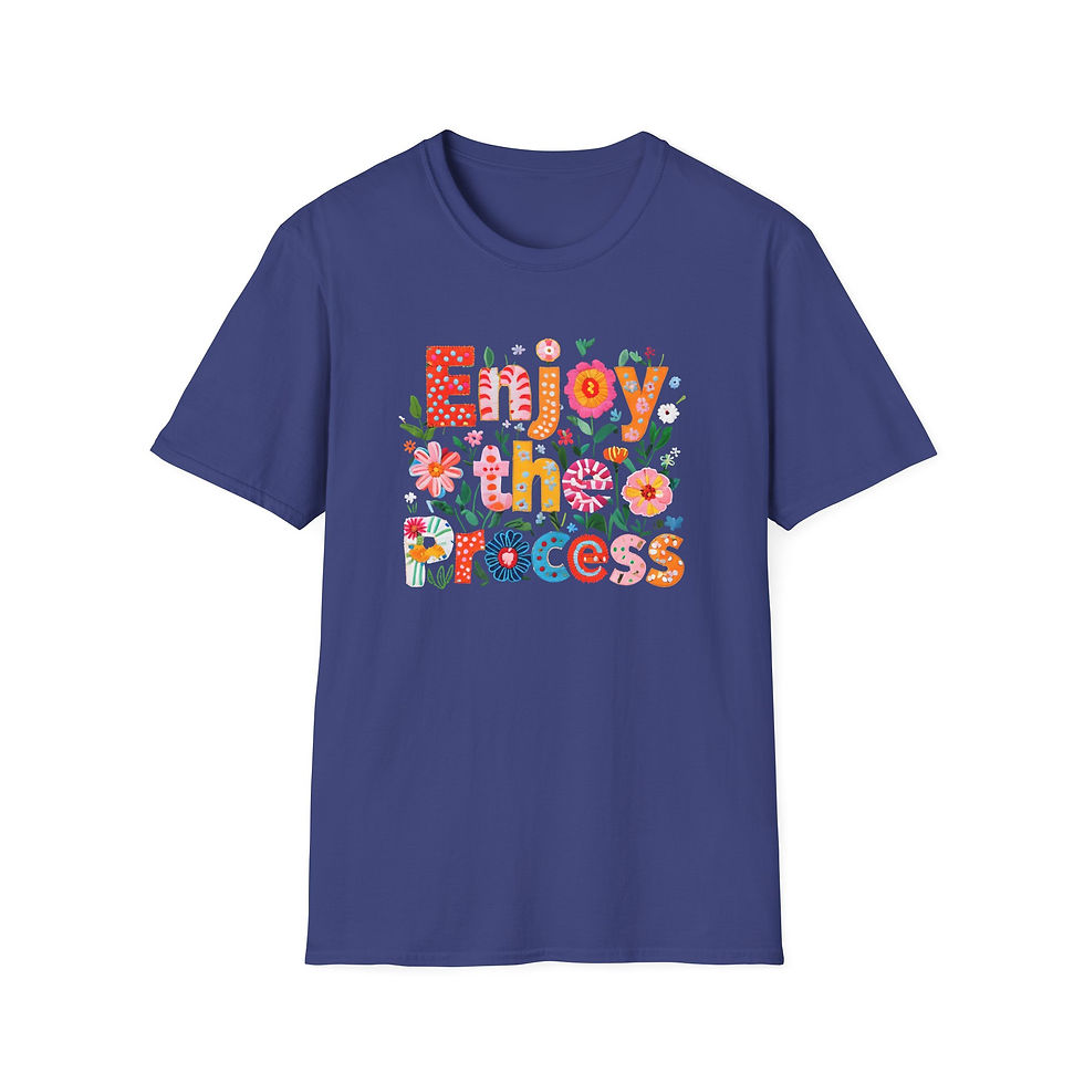 Thumbnail: Enjoy the Process Floral T-Shirt