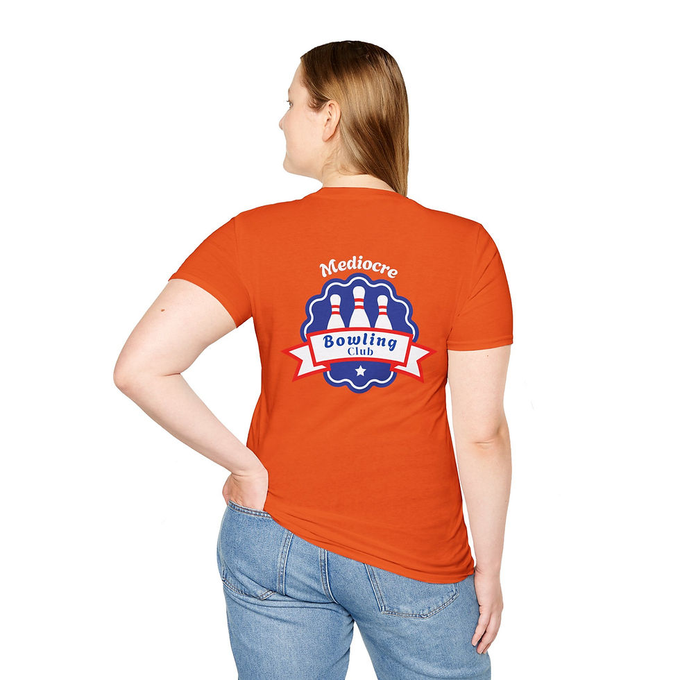 Thumbnail: PERSONALIZED Mediocre Bowling Club T-shirt