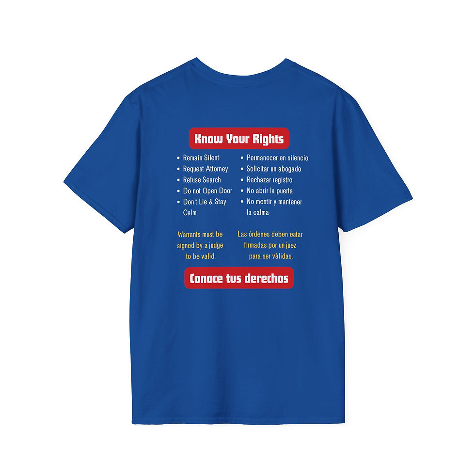 Thumbnail: Know Your Rights T-shirt