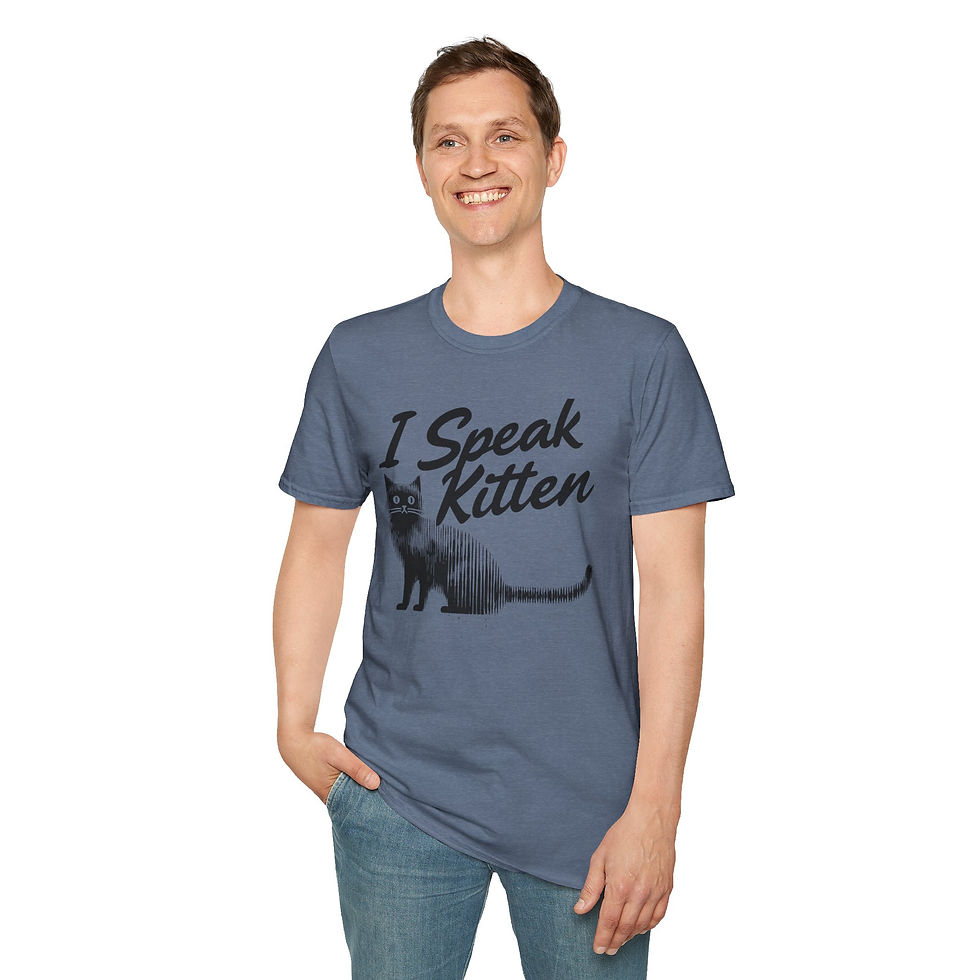 Thumbnail: I Speak Kitten Sketch T-Shirt