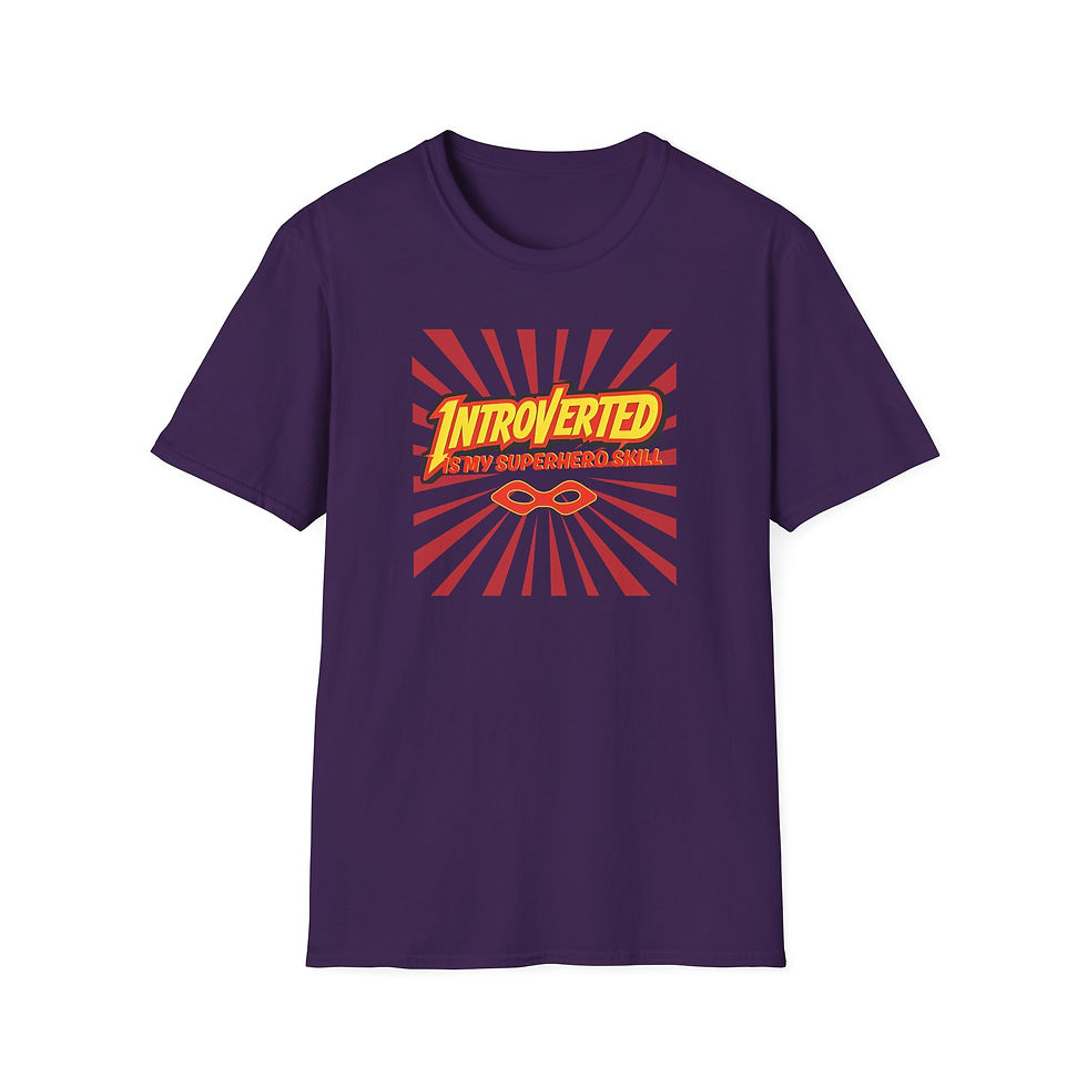 Thumbnail: Introverted Is My Superhero T-Shirt 