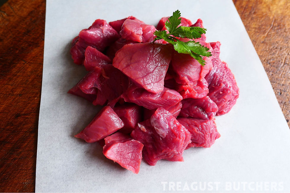 Beef Braising Steak Diced 500G ℮