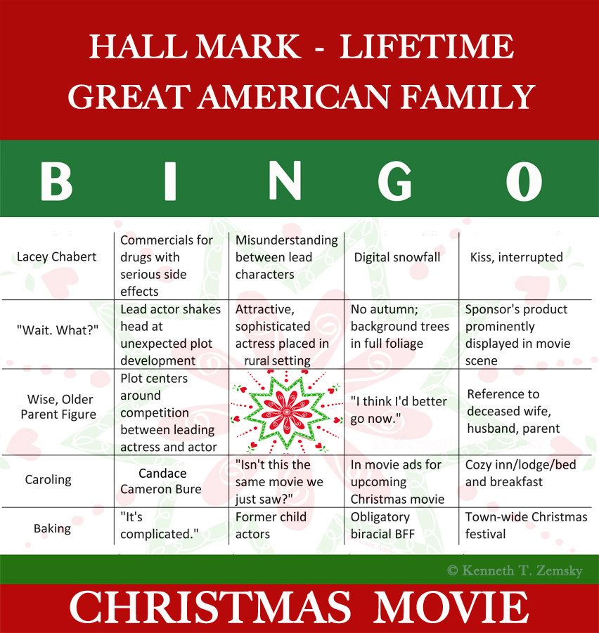 HALLMARK CHRISTMAS BINGO