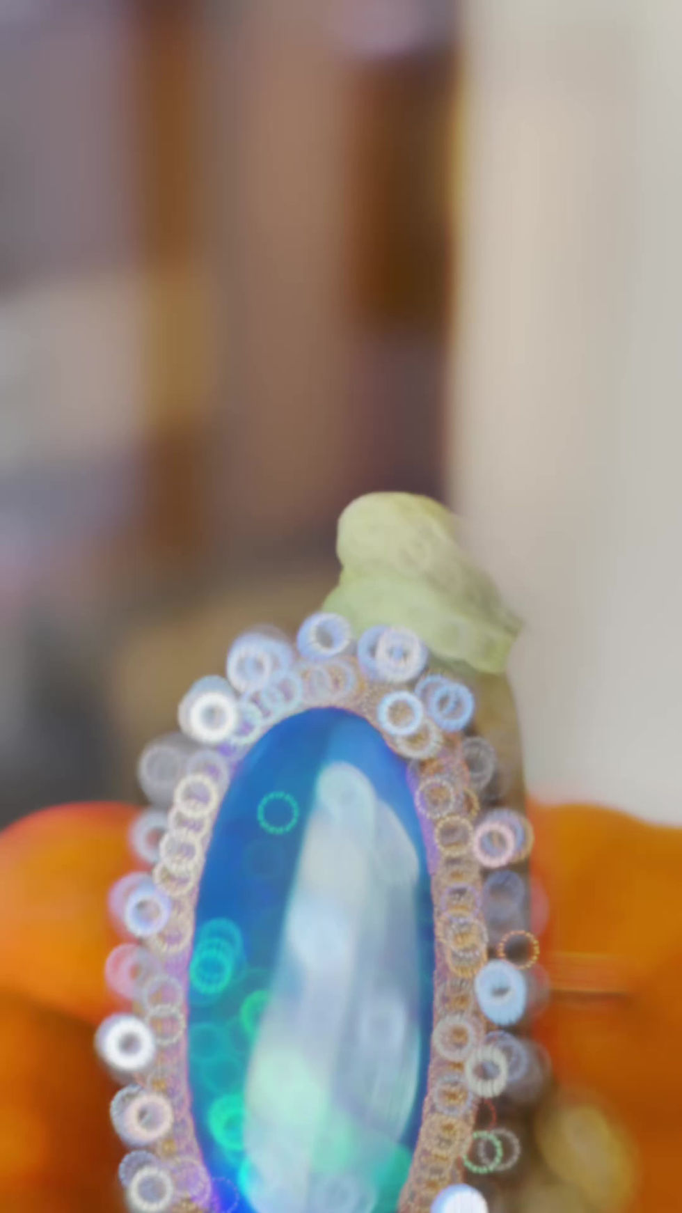 Thumbnail: 14 Karat Yellow Gold Opal & Diamond Ring