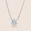 Thumbnail: 14K White Gold Lab-Grown Diamond Solitaire Necklace