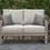 Thumbnail: Hillside Barn Outdoor Loveseat with Cushion