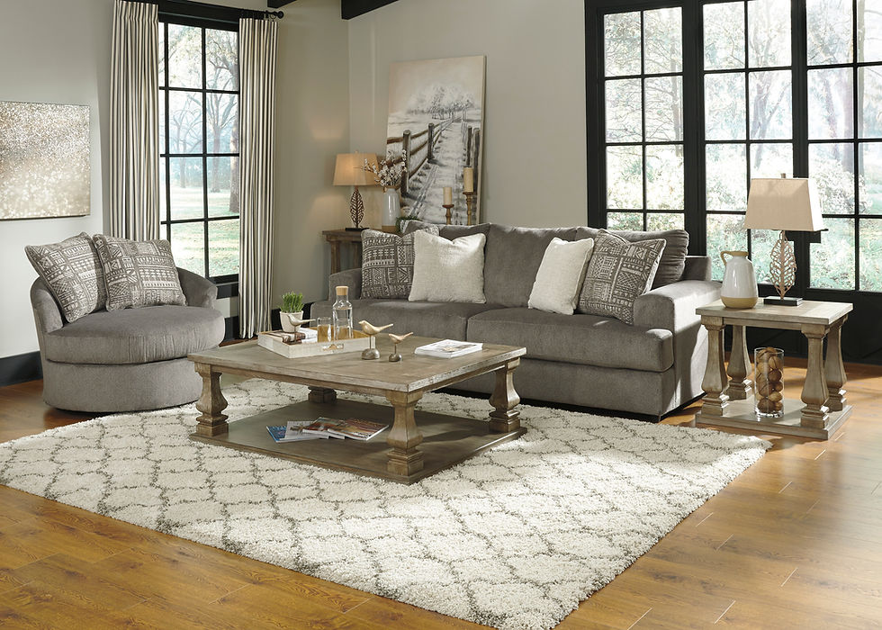 Thumbnail: Soletren Loveseat (Grey)