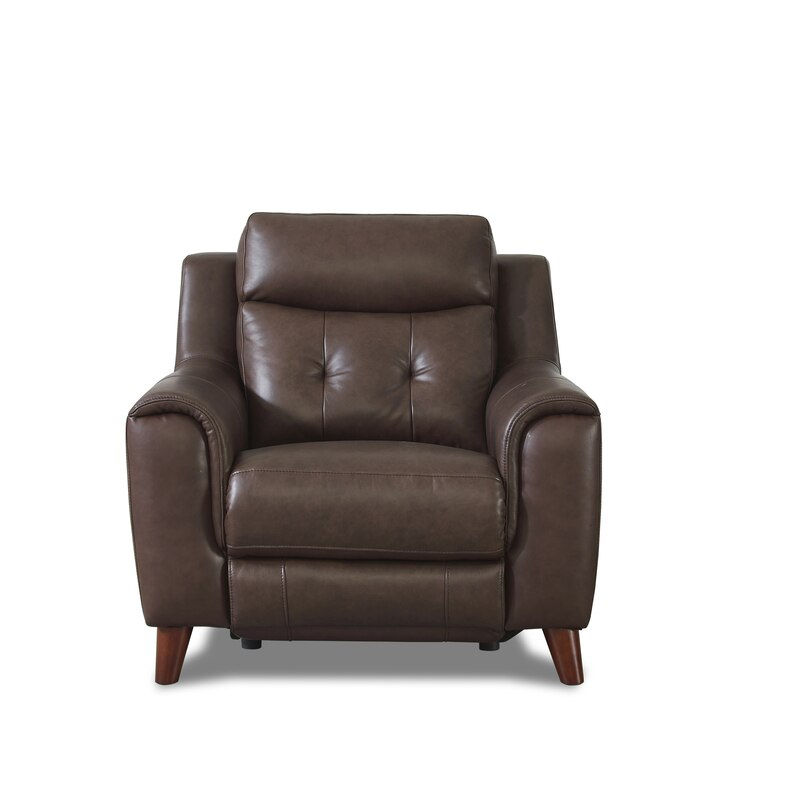 Thumbnail: Manhattan Leather Power Recliner Sofa