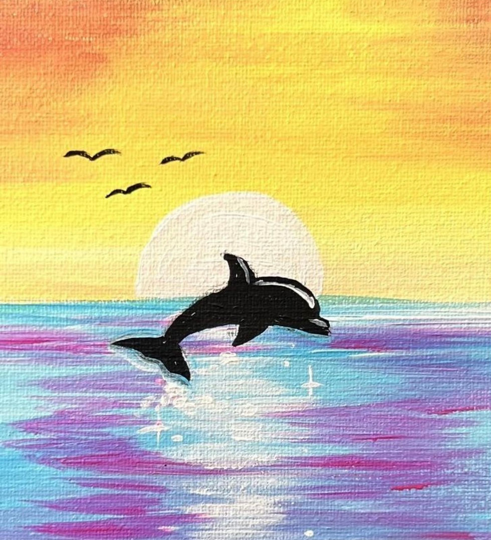 Summer Holiday Workshop - Ocean Acrylic Painting on Canvas