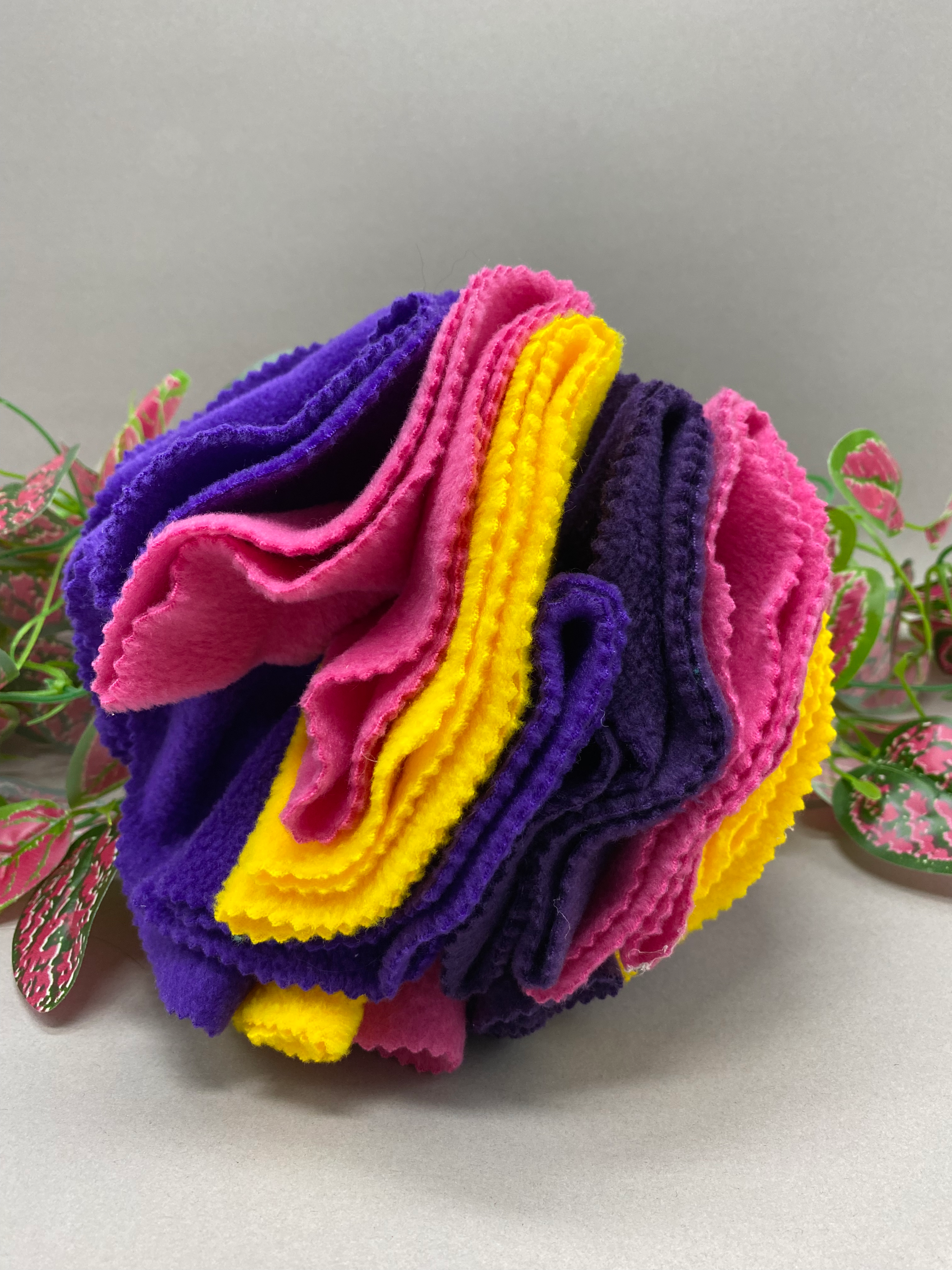 Pink, Purple & Yellow Snuffle Ball