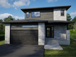 2-storey with 1.5 car garage