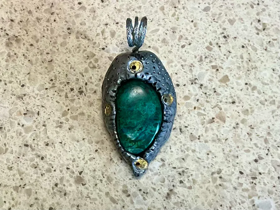 Chrysocolla Pendant — photo 2