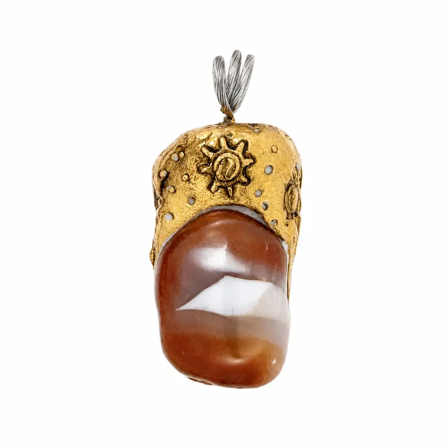Carnelian Polymer PENDANT — photo 3