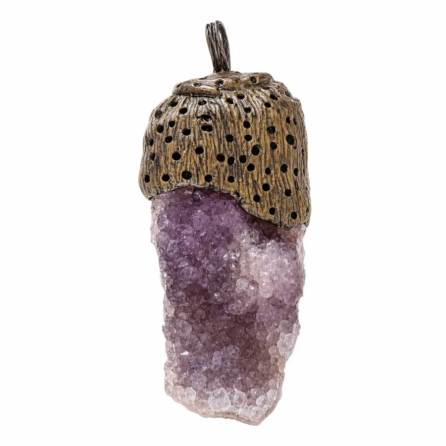 Amethyst Talisman pendant cluster — photo 3
