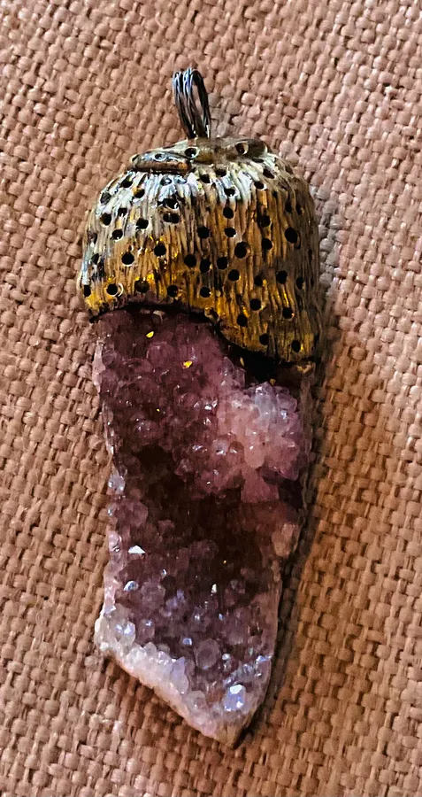 Amethyst Talisman pendant cluster — photo 2
