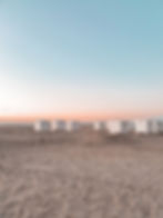 Foto van strandcabines in Koksijde