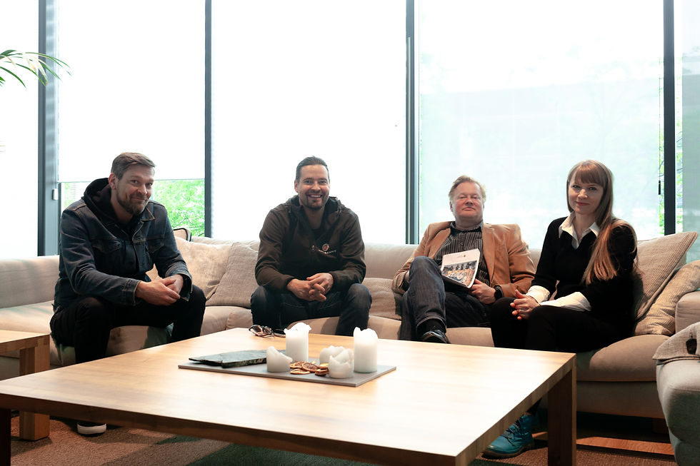 Kim Heino, Karo Heino, Simo Perälä, Jenni Luoma