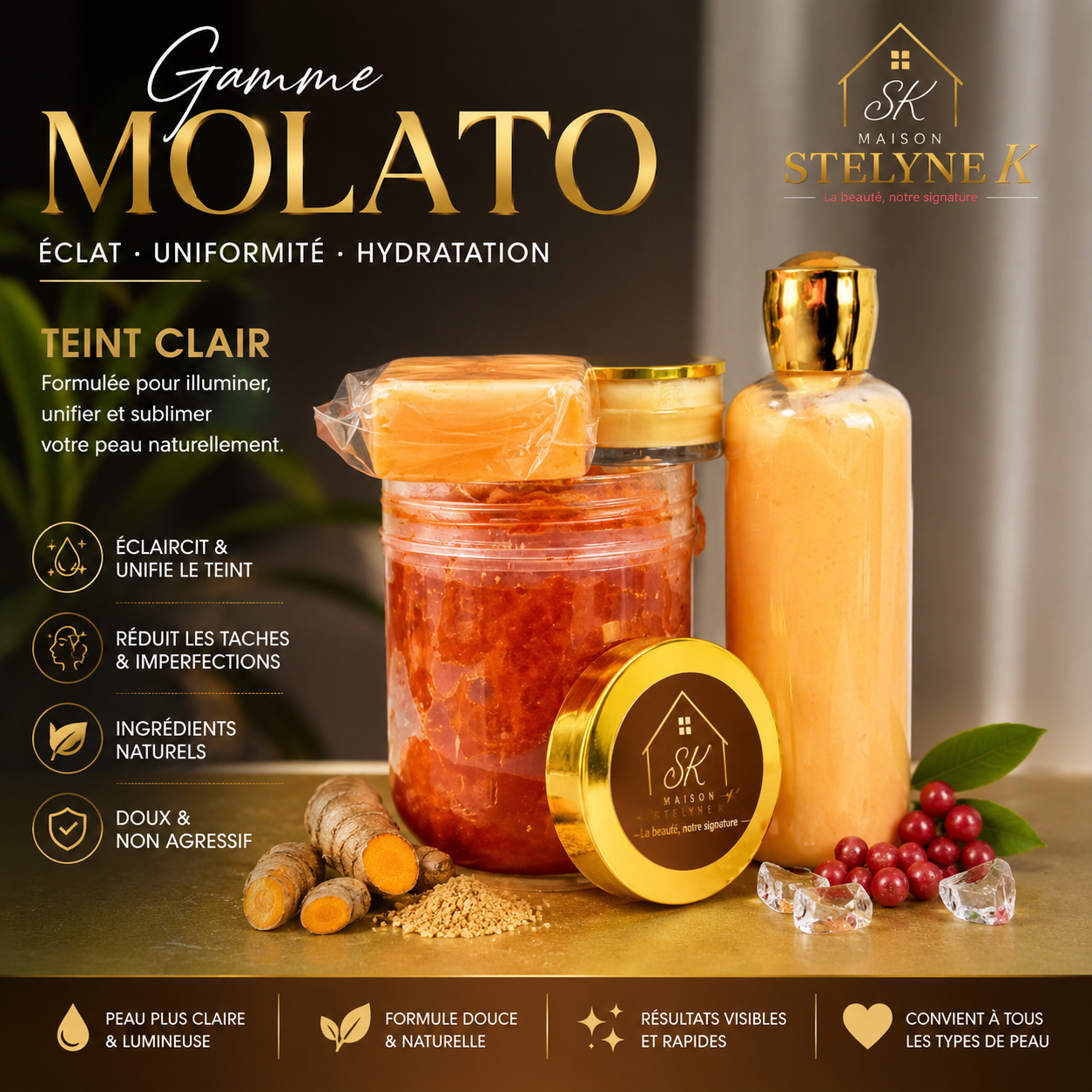 Gamme Molato - Teint clair