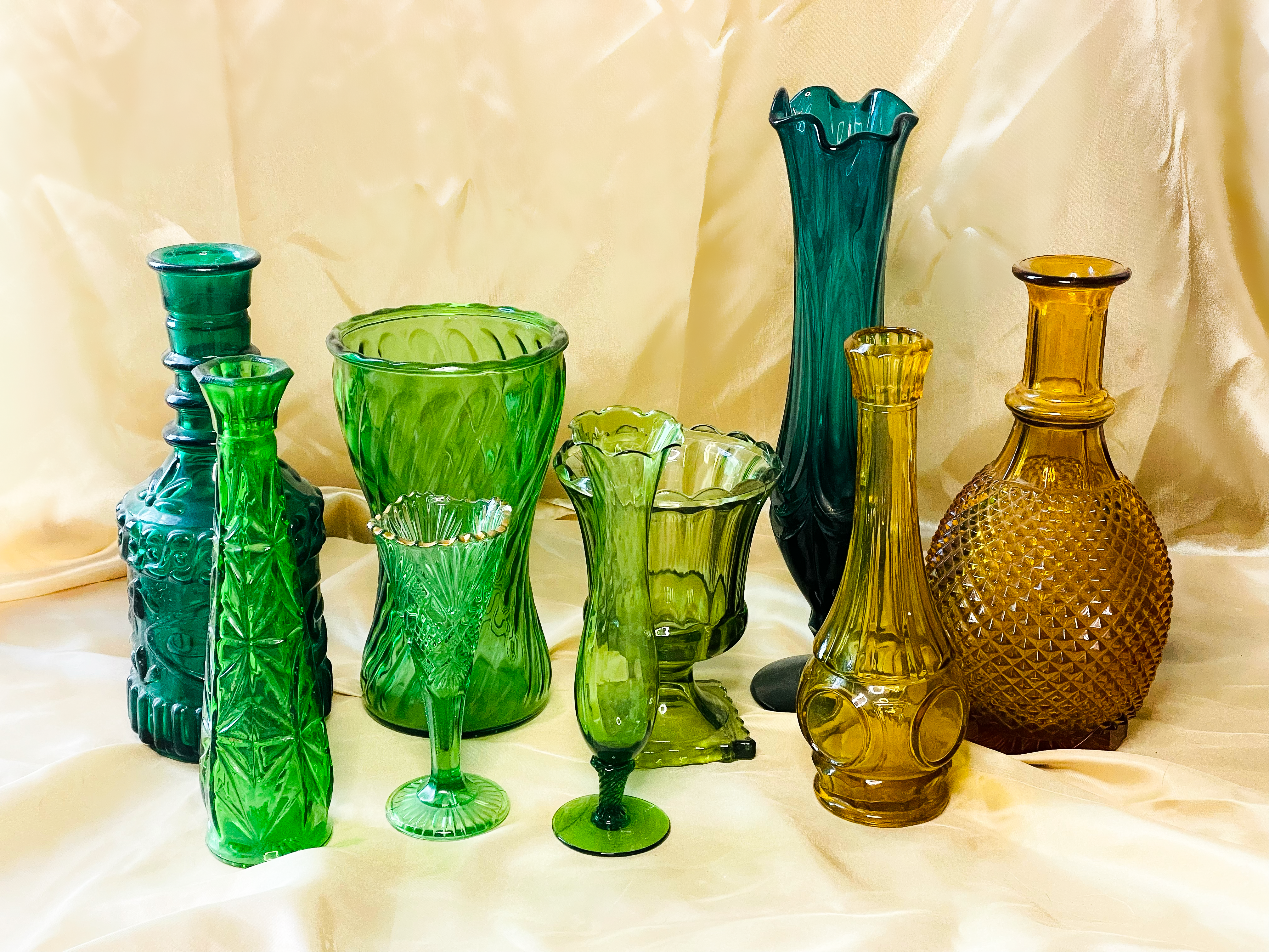 Colorful Glass Vases