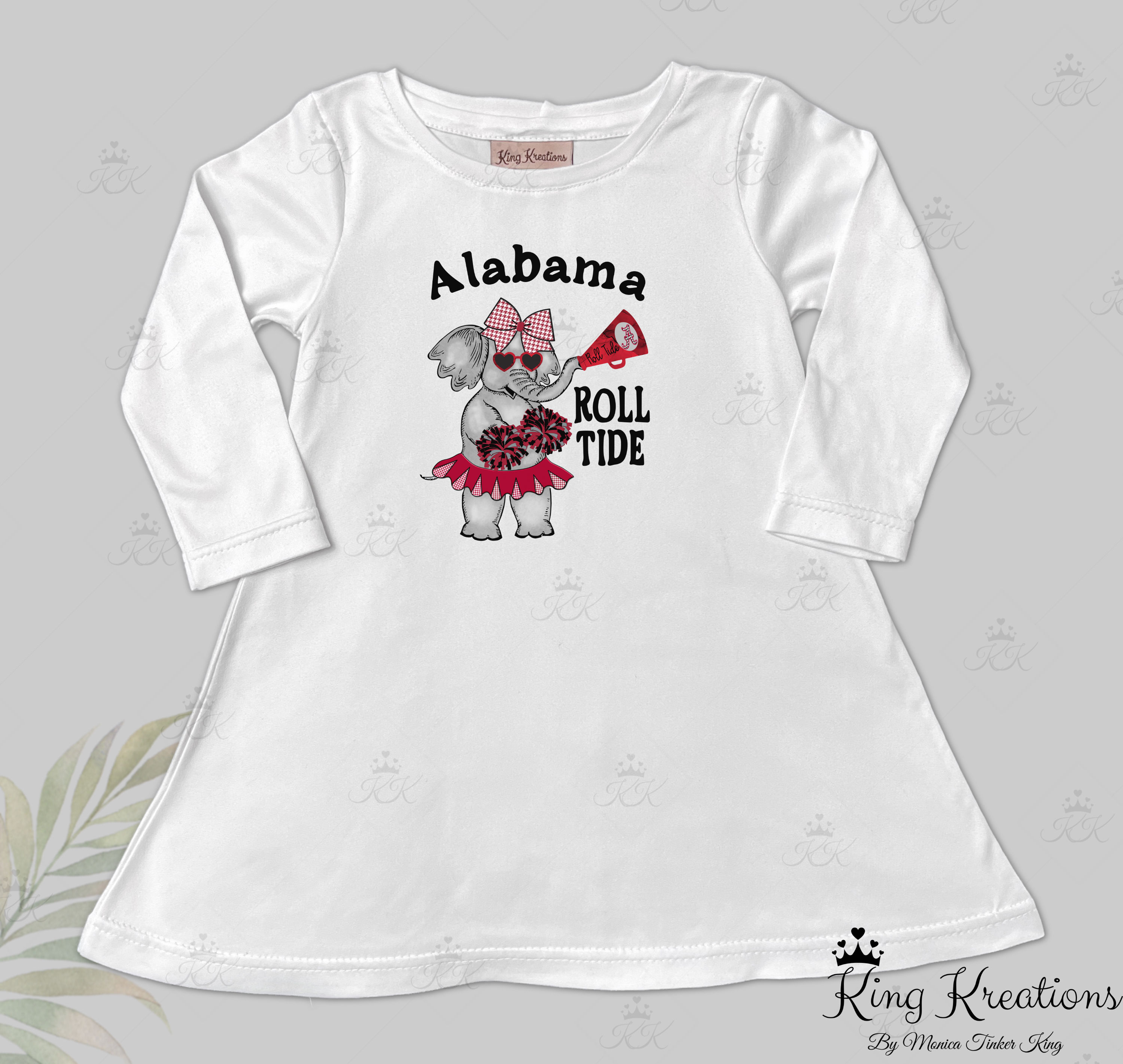 Alabama Swing T-shirt Dress for babies and Toddlers
