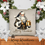Thumbnail: black and gold santa christmas pillow cover