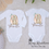 Thumbnail: Personalized Easter Baby Clothes, personalized Easter bunny Onesie